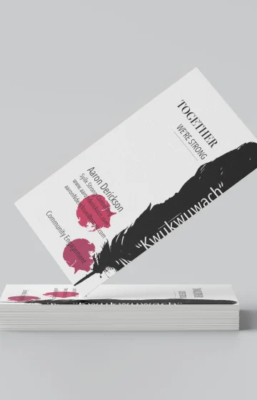 Syilx Strong Consulting Business Card Design